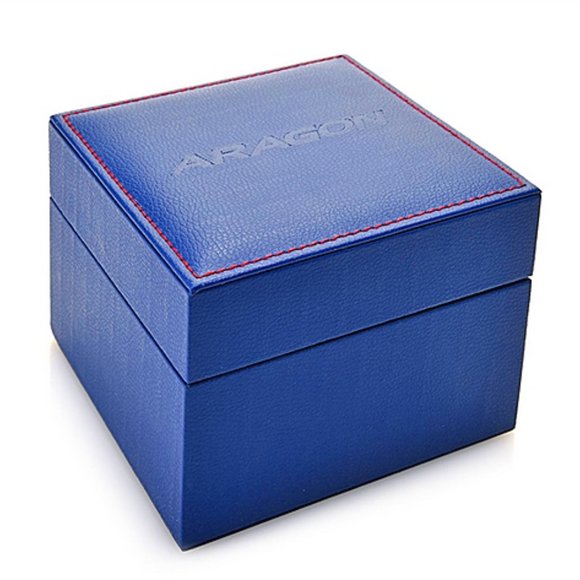 NEW! ARAGON Power Reserve Watch Automatic Orange Dial 44mm SuperJet NE57 - Picture 7 of 12